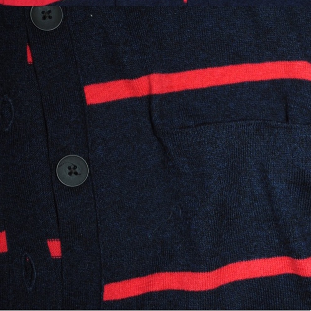 Blue/Red Cardigan - Picture 2 of 2